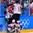 GANGNEUNG, SOUTH KOREA - FEBRUARY 22: Canada's Blayre Turnbull #40 and Meaghan Mikkelson #12 celebrates following a goal on Team USA during gold medal round action at the PyeongChang 2018 Olympic Winter Games. (Photo by Matt Zambonin/HHOF-IIHF Images)

